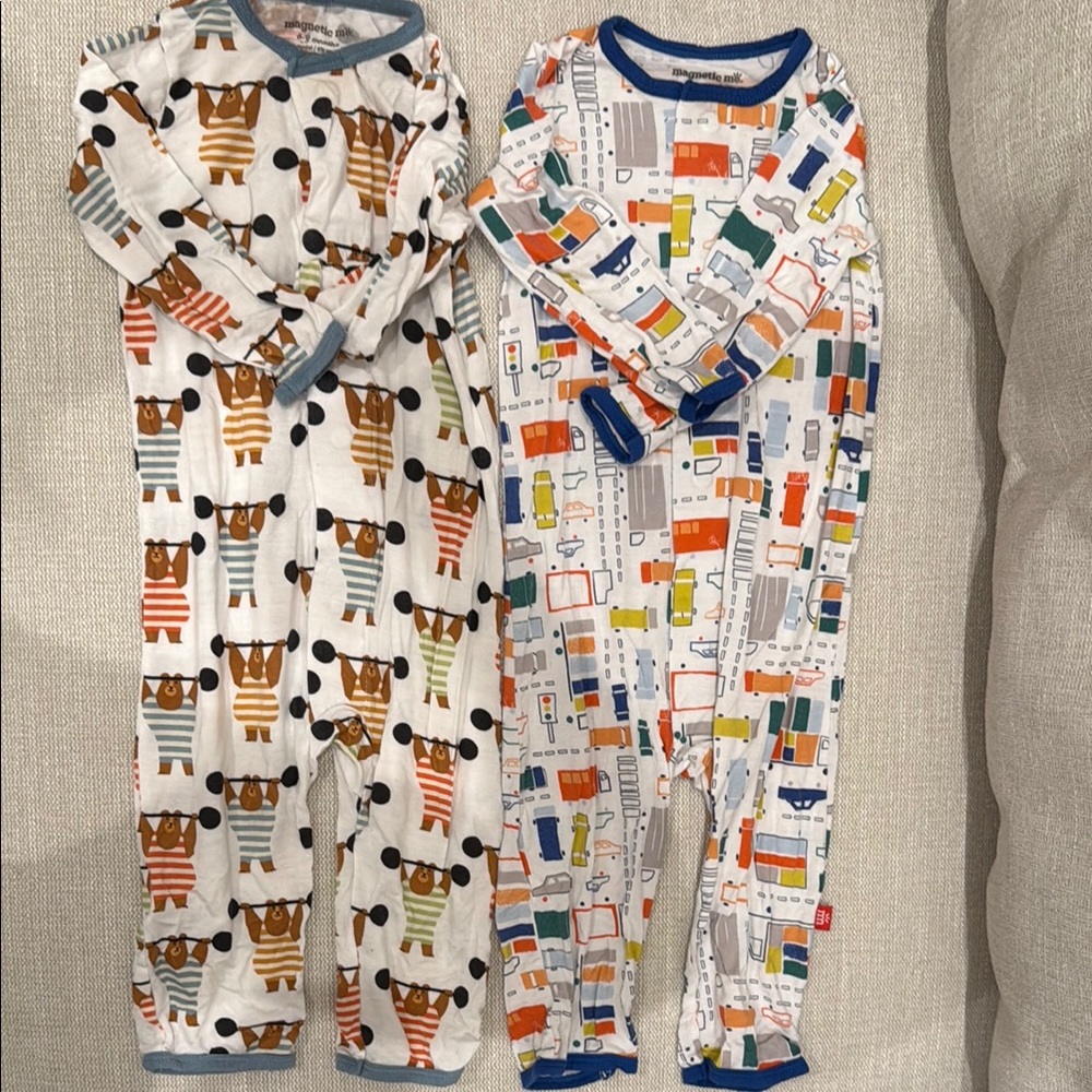 Magnetic Me Rompers - 6-9 mo